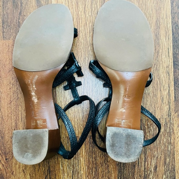 Tory Burch Black Leather Sandals - Picture 3 of 3